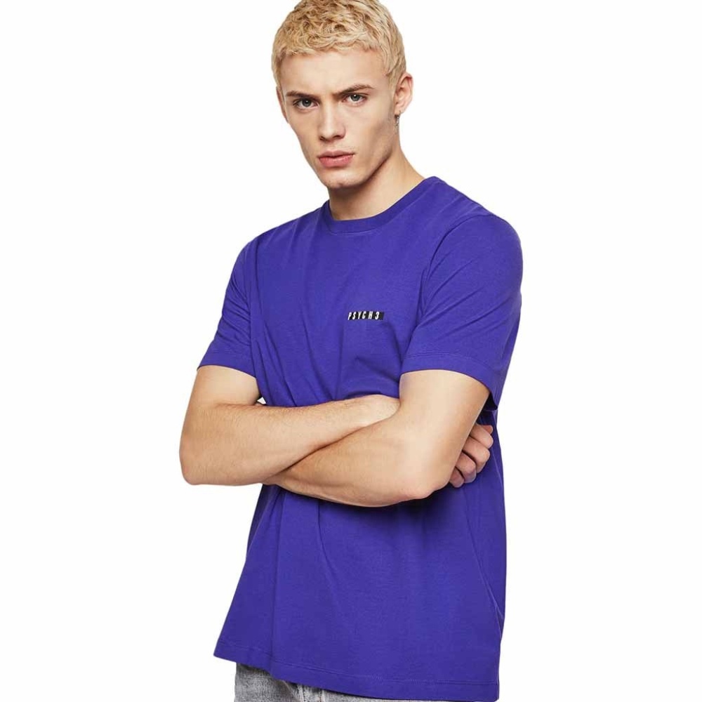 DIESEL Men's Violet T-Shirt